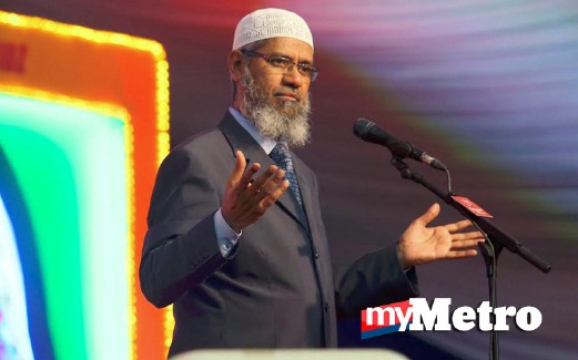 DR Zakir ketika memberi ceramah di Imtiaz Besut. FOTO Rozainah Zakaria
