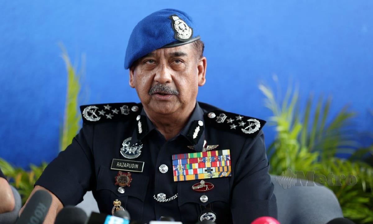 Ketua Polis Negara Tan Sri Razarudin Husain. FOTO Arkib NSTP