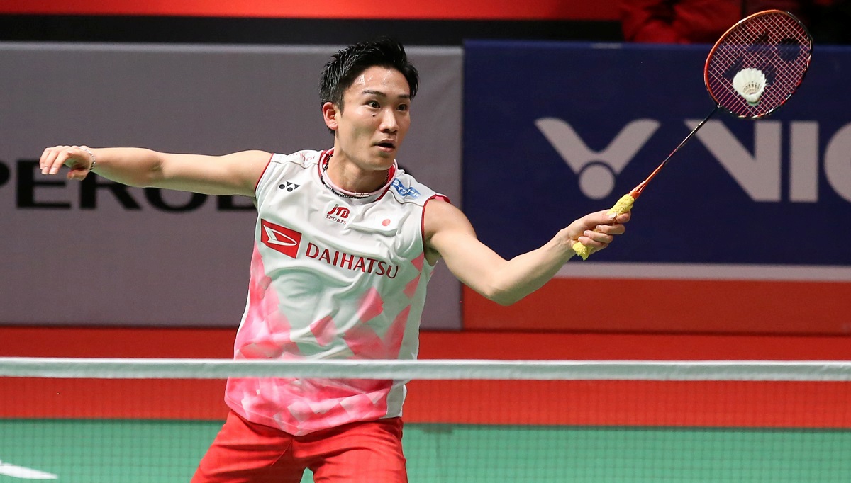 Bintang Jepun, Kento Momota menjadi pemain pilihan untuk memenangi pingat emas badminton perseorangan Olimpik. FOTO Ihsan BWF