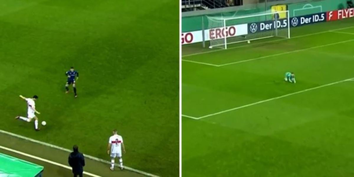 MAVROPANOS melakukan hantaran jauh ke belakang sekali gus menumpaskan penjaga golnya sendiri. FOTO Agensi