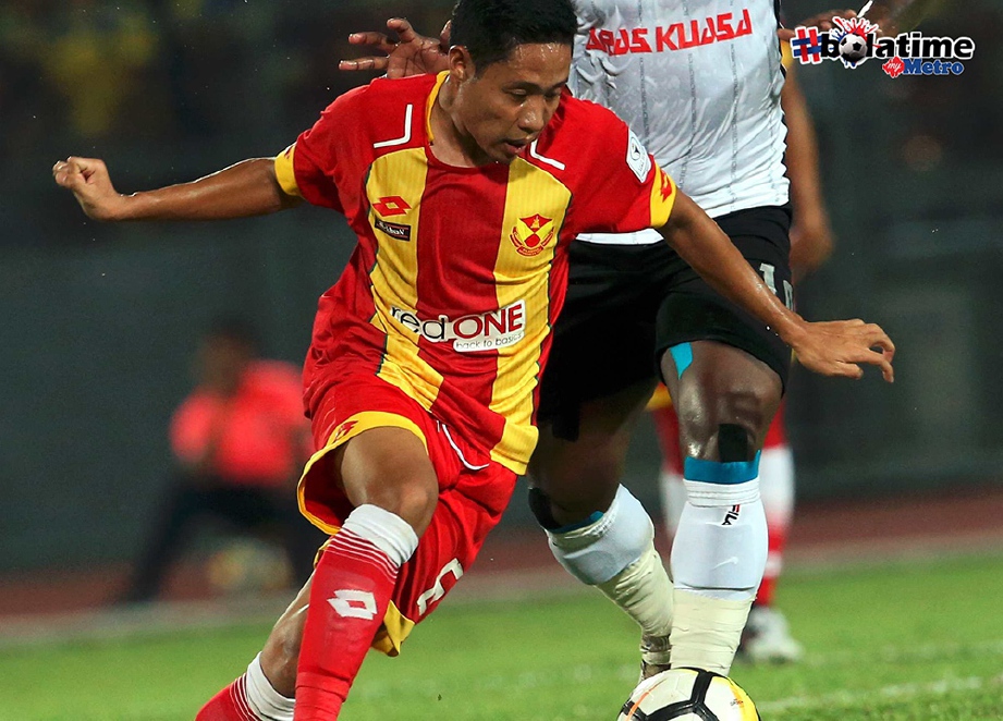 DIMAS tekad pamer prestasi bersemangat ketika Selangor menentang TFC. FOTO/FAIL 