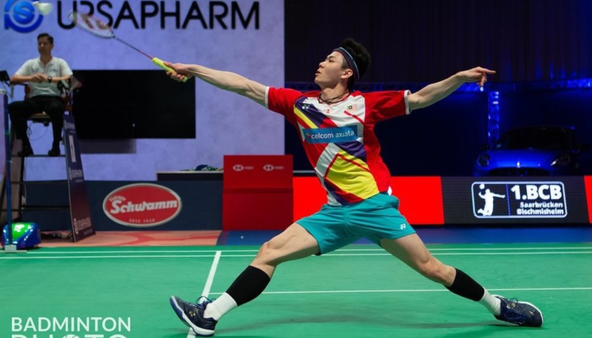 ZII Jia terpaksa akur dengan kekalahan di tangan Kean Yew buat kali kedua berturut-turut. FOTO Ihsan Persekutuan Badminton Dunia