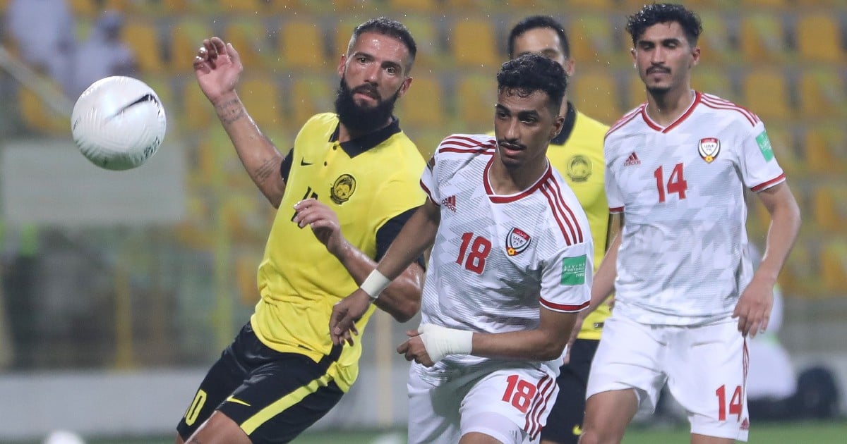 Pasukan bola sepak kebangsaan emiriah arab bersatu lwn pasukan bola sepak kebangsaan malaysia