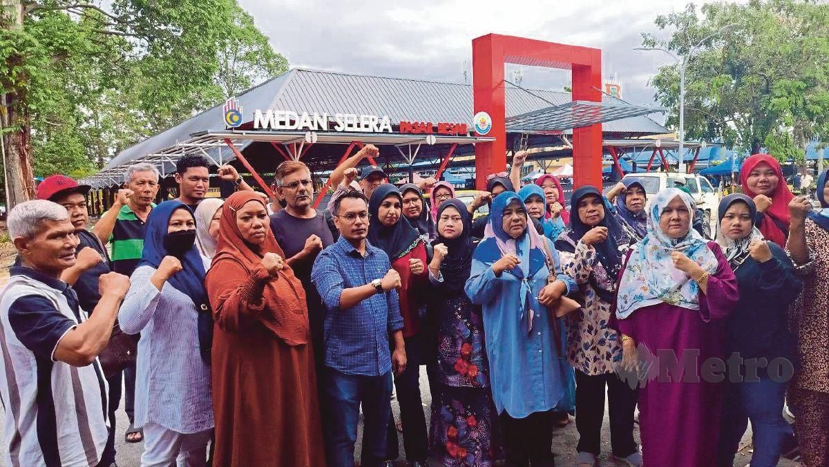Sebahagian peniaga Medan Selera Pasar Besar Alor Setar tidak berpuas hati dengan sewa bulanan. FOTO ZULIATY ZULKIFFLI