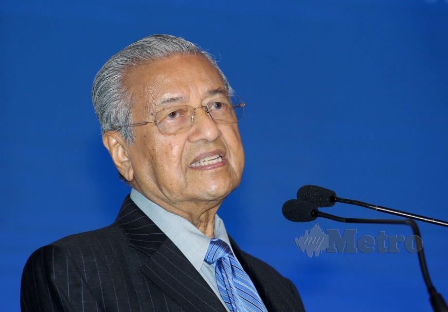 PERDANA Menteri, Tun Dr Mahathir Mohamad.