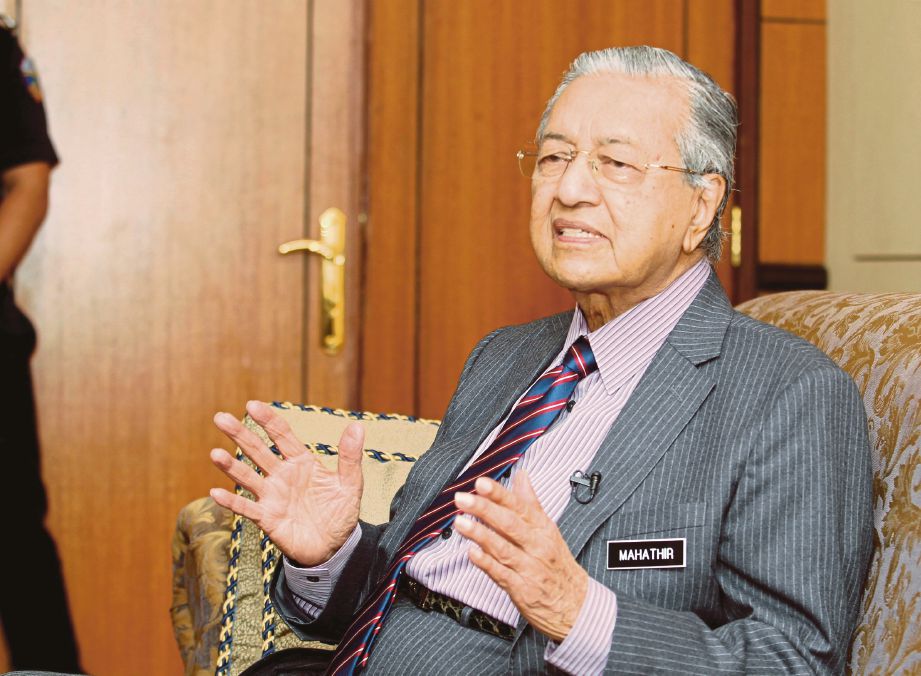  PERDANA Menteri, Tun Dr. Mahathir Mohamad.
