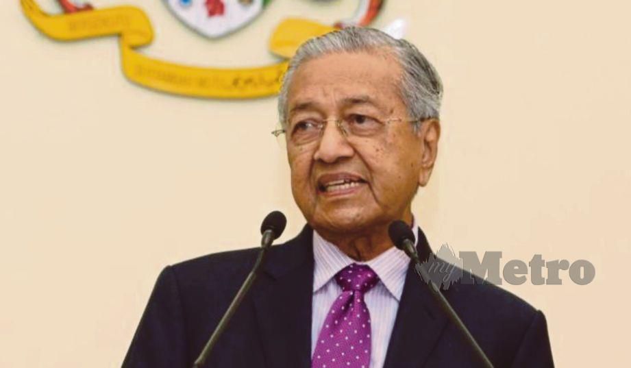 TUN Dr Mahathir Mohamad. FOTO AHMAD IRHAM MOHD NOOR.
