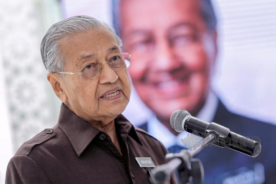 PERDANA Menteri, Tun Dr Mahathir Mohamad. FOTO Aizuddin Saad