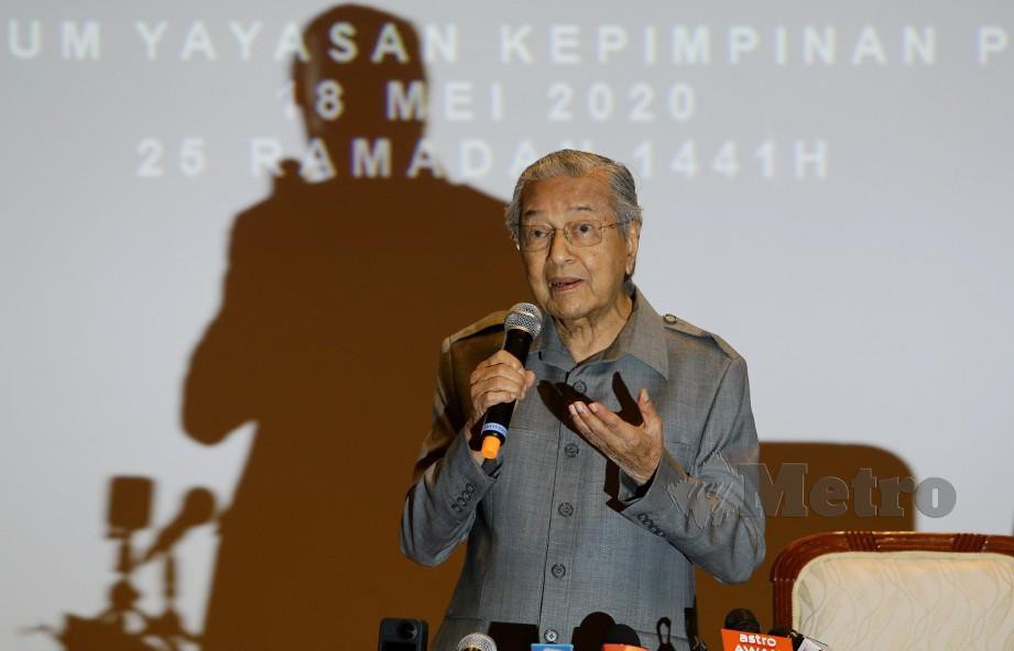 TUN Dr Mahathir Mohamad. FOTO NSTP