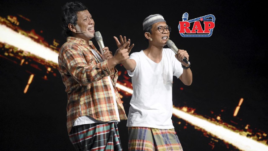 AJAK (kanan) membuat persembahan bersama Shahrol (kiri) pada minggu akhir program Bintang Bersama Bintang pada 4 Mac lalu. FOTO Mohd Asri Saifuddin Mamat