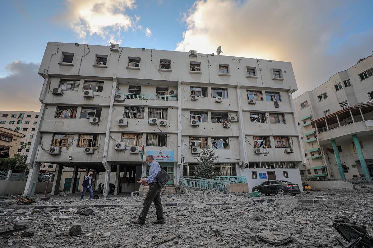 GAMBAR pada 17 Mei menunjukkan antara kesan kemusnahan akibat serangan rejim zionis di Semenanjung Gaza. FOTO EPA 