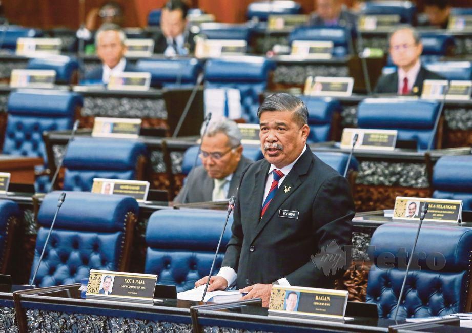 MOHAMAD Sabu (gambar arkib sidang Dewan Rakyat Disember 2019) . FOTO NSTP
