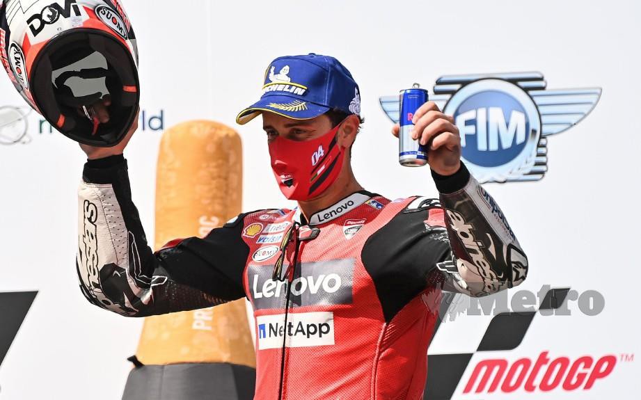 DOVIZIOSO muncul juara GP Austria. FOTO AFP 