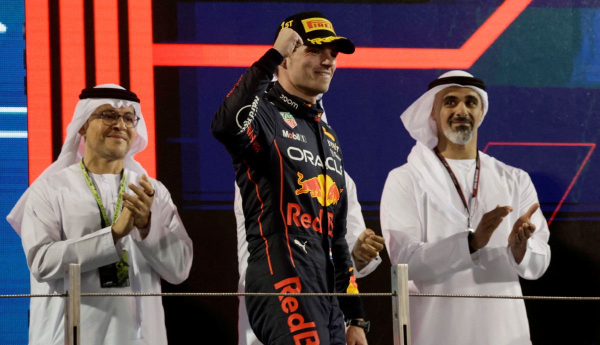 VERSTAPPEN muncul juara di Abu Dhabi. FOTO Reuters