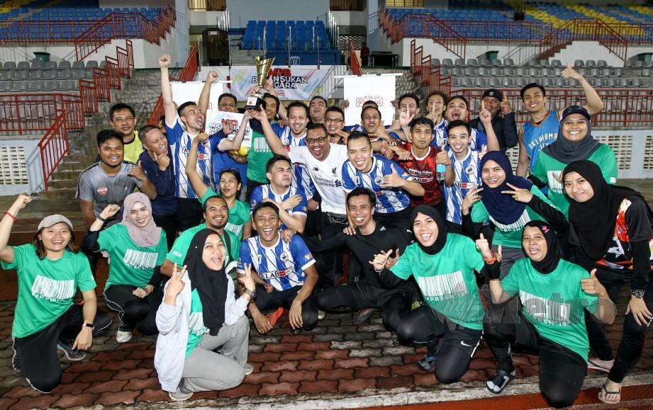 Sri Pentas juara keseluruhan MPB Bulan Sukan Negara 2019. FOTO Asyraf Hamzah
