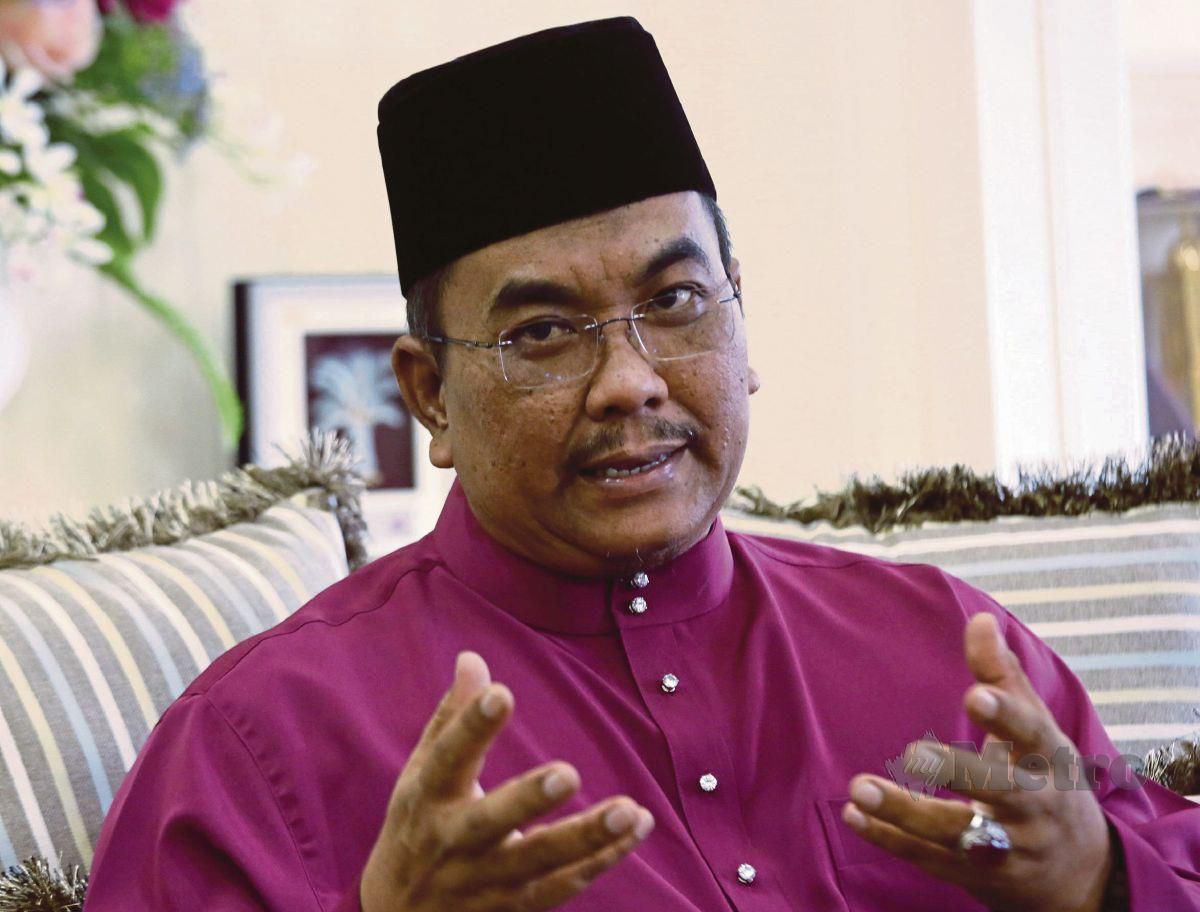 Menteri Besar Kedah, Muhammad Sanusi Md Nor. FOTO AMRAN HAMID 