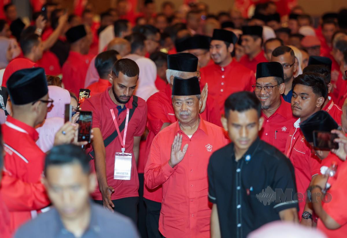 MUHYIDDIN ketika kehadiran pada Konvensyen Bersatu 2024 di IDCC. FOTO Aswadi Alias