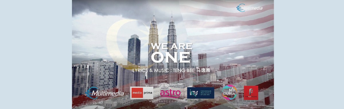 PENYANYI berbilang bangsa persembahkan lagu We Are One bangkit semangat rakyat Malaysia.