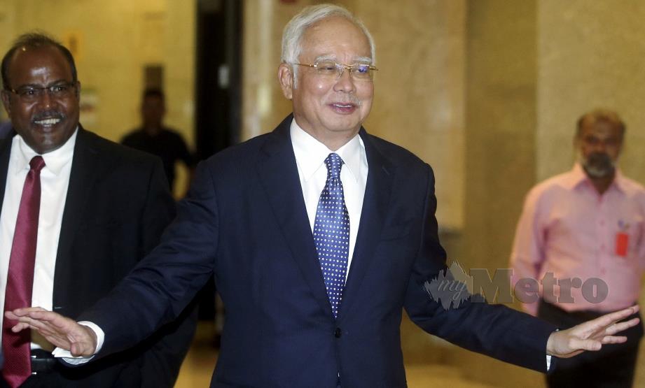 BEKAS Perdana Menteri, Datuk Seri Najib Razak. FOTO Mohd Fadli Hamzah.