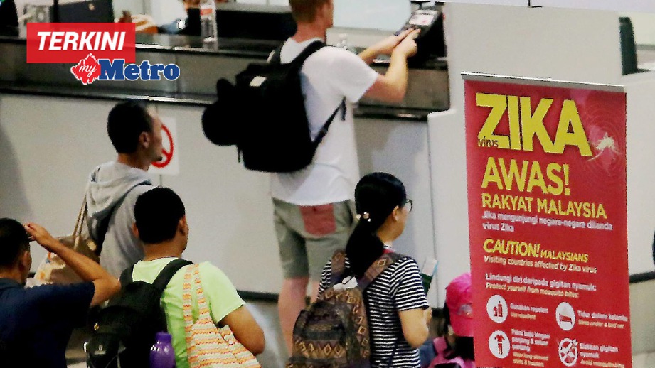 AMARAN virus Zika diletakkan di sekitar Lapangan Terbang Antarabangsa Kuala Lumpur (KLIA). FOTO arkib NSTP