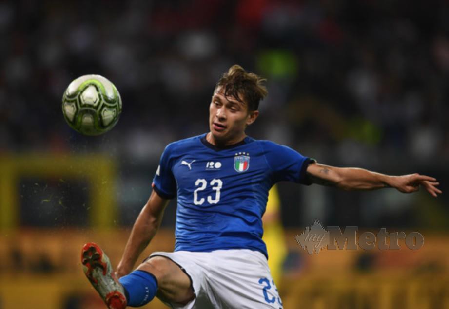 Barella jaring dua gol buat skuad Itali. FOTO File Agensi