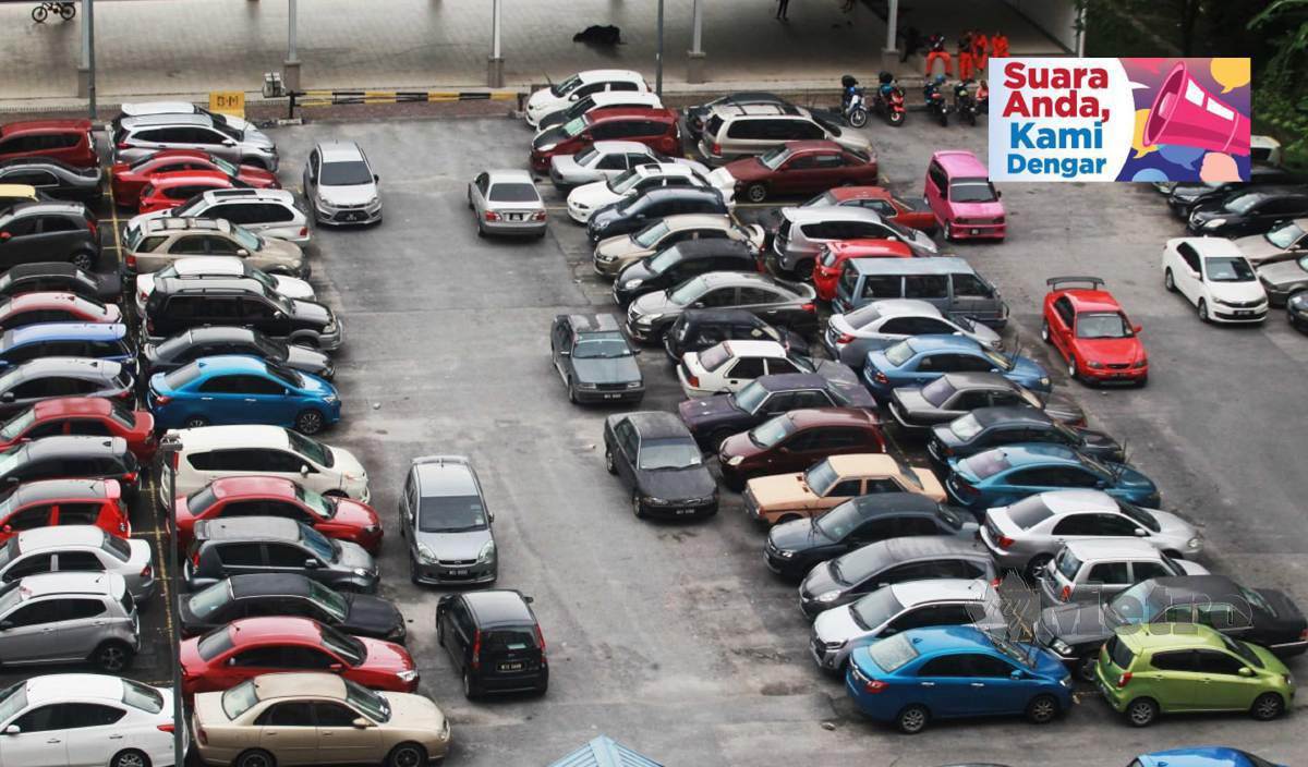 PPR Seri Semarak masih belum memiliki parkir bertingkat. FOTO Azlan Hadi Abu Bakar
