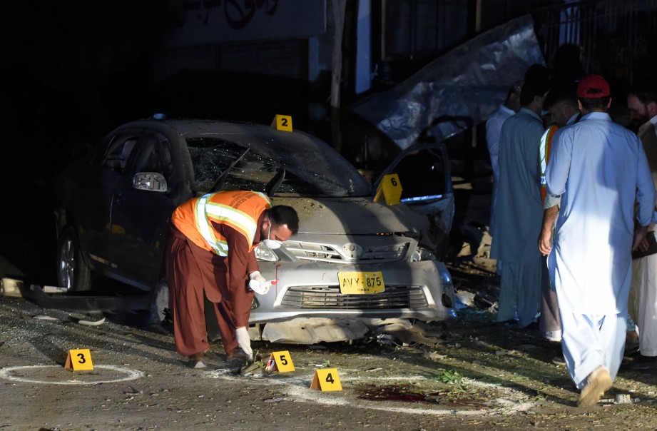 SERANGAN berlaku dua hari selepas pemisah Baloch menyerang sebuah hotel mewah di bandar kedua terbesar wilayah Balochistan. FOTO AFP