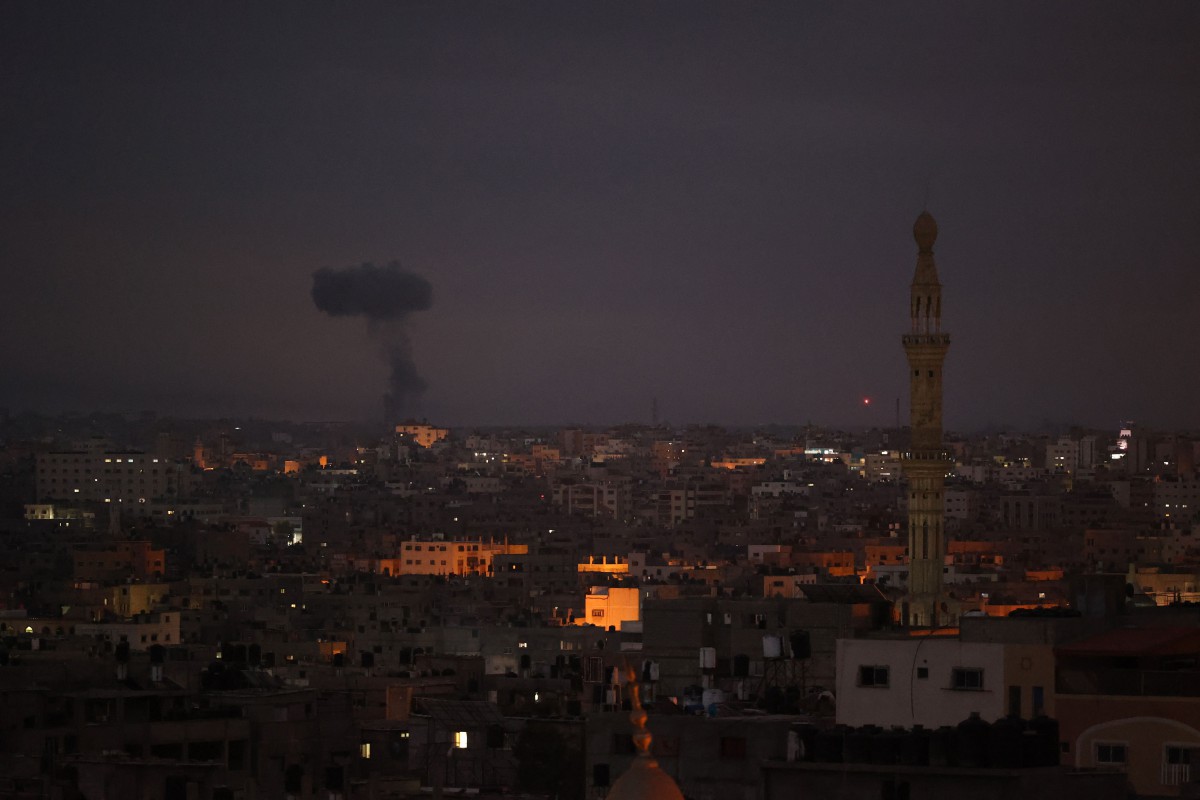 ASAP susulan serangan udara rejim zionis Israel di Semenanjung Gaza. FOTO AFP