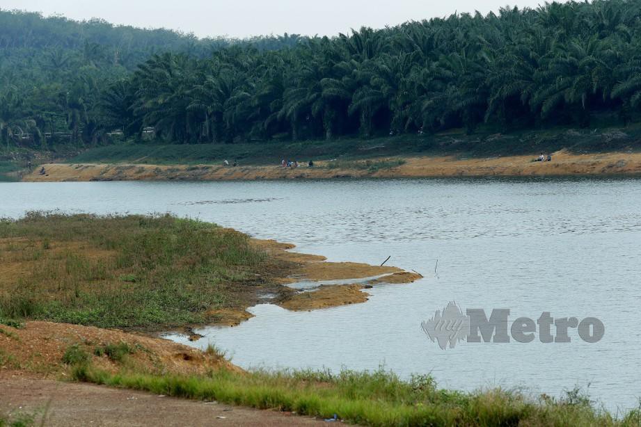 KEADAAN paras air di Empangan Durian Tunggal, Melaka. FOTO KHAIRUNISAH LOKMAN