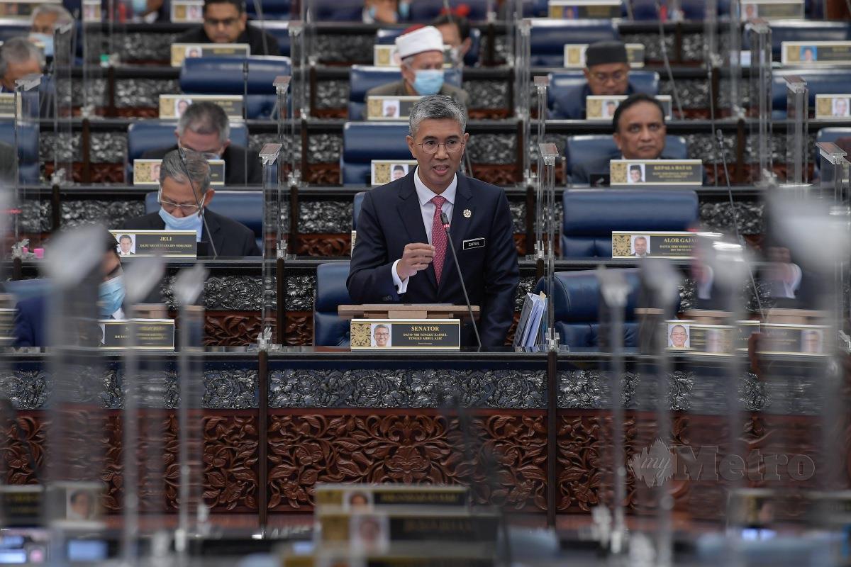 MENTERI Kewangan Datuk Seri Tengku Zafrul Tengku Abdul Aziz akan membentangkan Belanjawan 2021 di Parlimen petang ini (gambar fail). FOTO Arkib NSTP