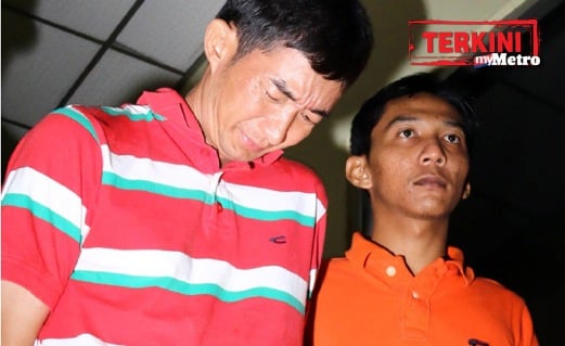 TERTUDUH Lee (kiri) mengaku bersalah dan dihukum penjara tiga bulan. FOTO Amir Irsyad Omar