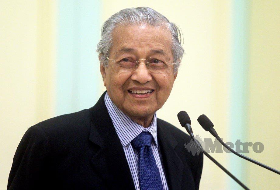 DR Mahathir. FOTO Mohd Fadli Hamzah