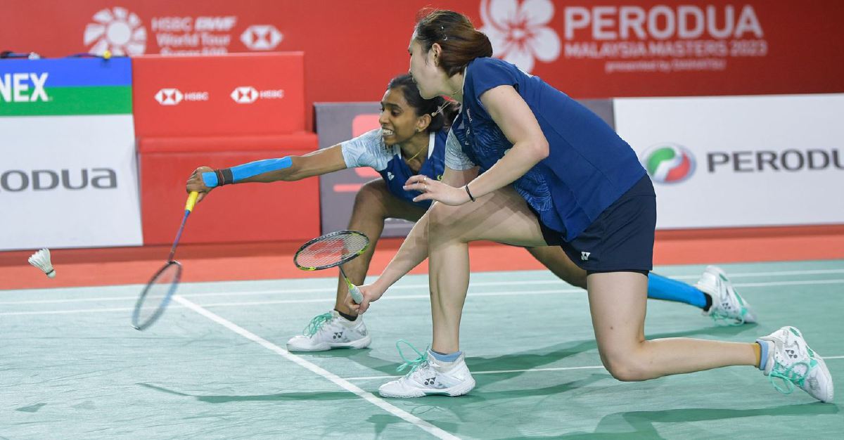 PEARLY-Thinaah berjaya mara ke final Masters Malaysia 2023. FOTO Ihsan Persatuan Badminton Malaysia