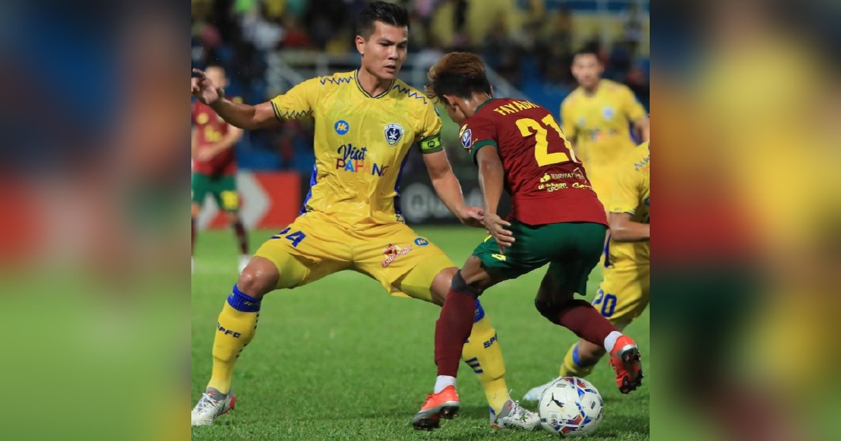 KAPTEN Sri Pahang FC, Muslim kemungkinan tidak beraksi menentang Melaka United di Stadium Hang Jebat, malam esok. FOTO Ihsan Sri Pahang FC
