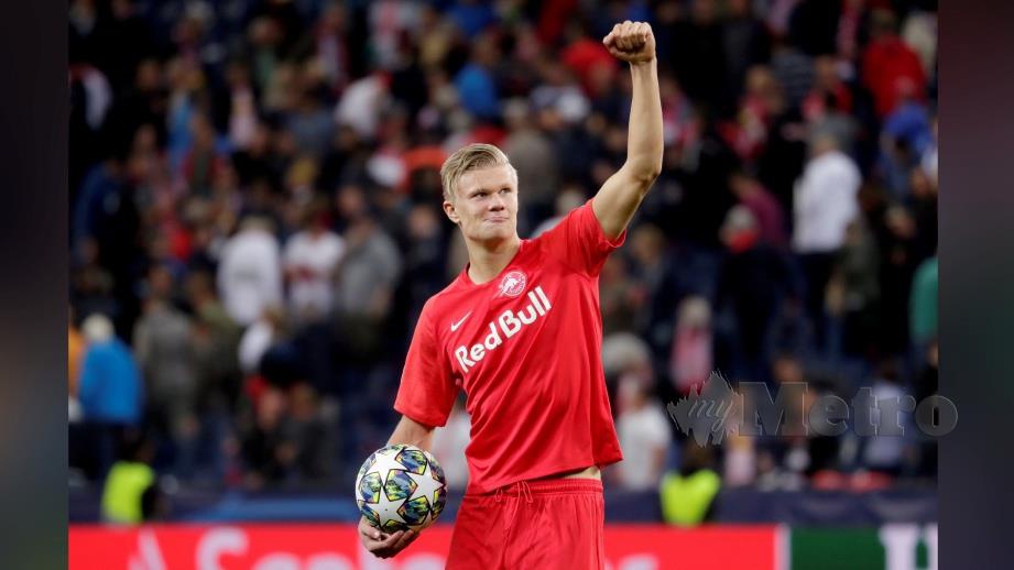 Haaland sertai Dortmund untuk saingan musim depan. FOTO REUTERS 