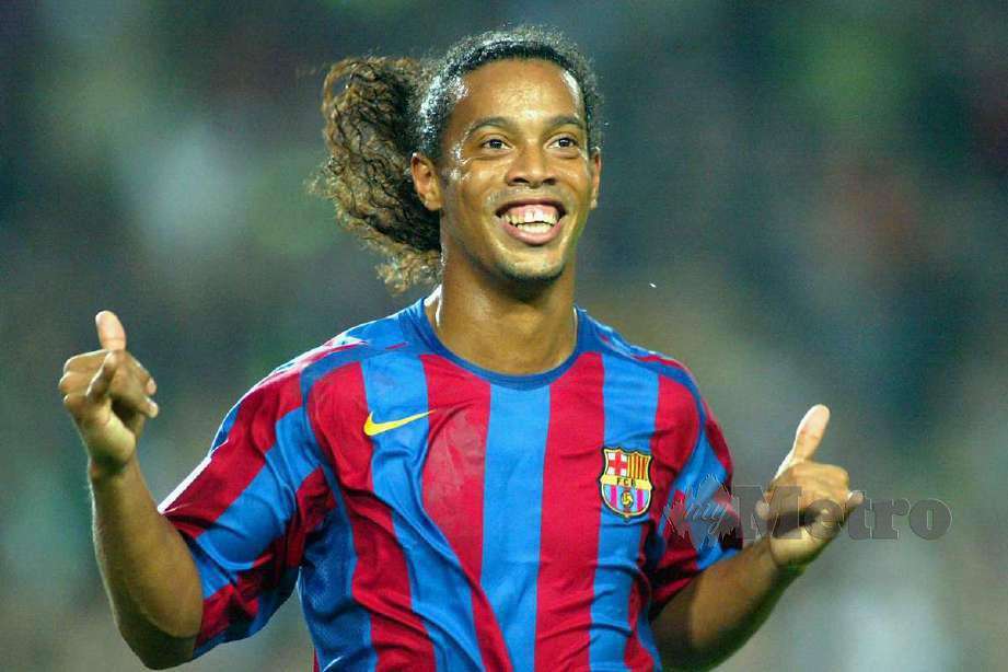 Ronaldinho pernah beraksi bersama Barcelona. FOTO File Agensi