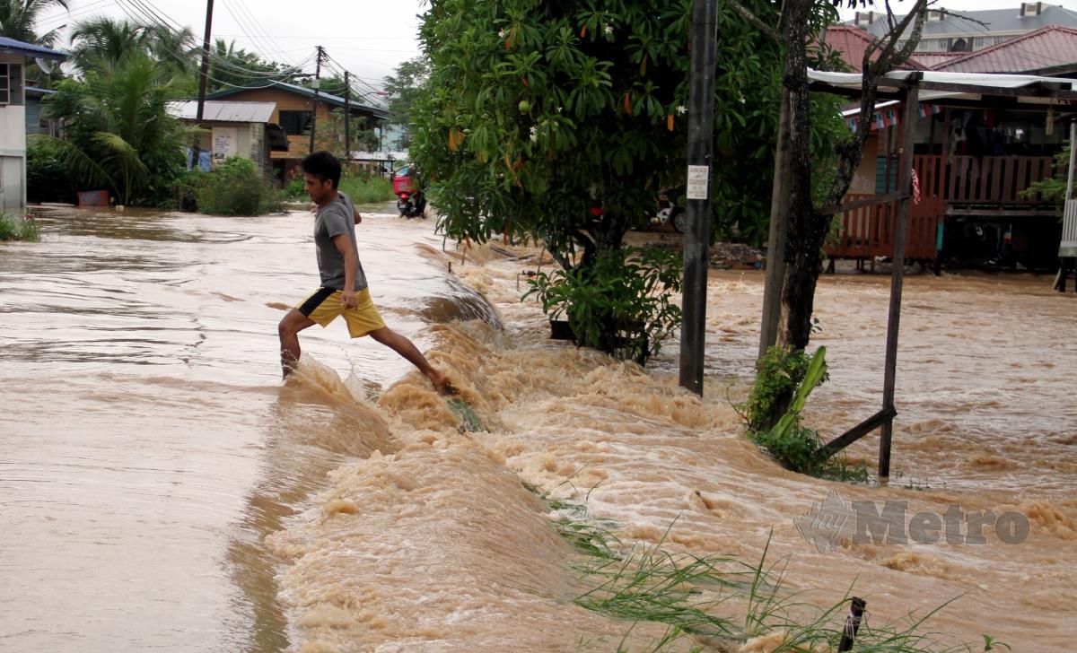 KEADAAN banjir di Sabah. FOTO NSTP