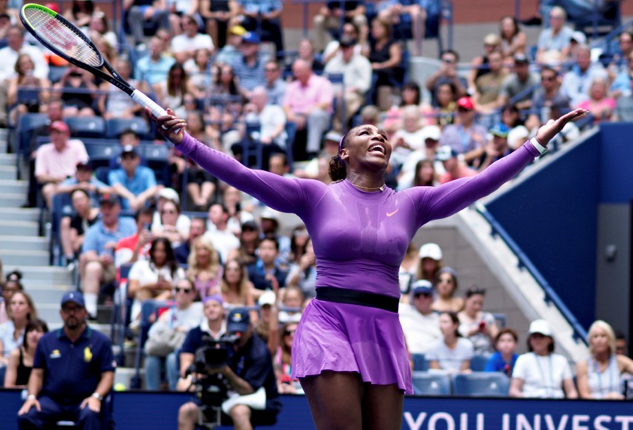 Serena mara ke pusingan keempat Terbuka Amerika menewaskan Karolina Muchova. FOTO AFP
