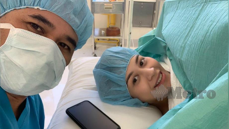 SHIMA dan suami, Mohd Solih belum memilih sebarang nama untuk anak kedua mereka. FOTO Instagram Shima Anuar