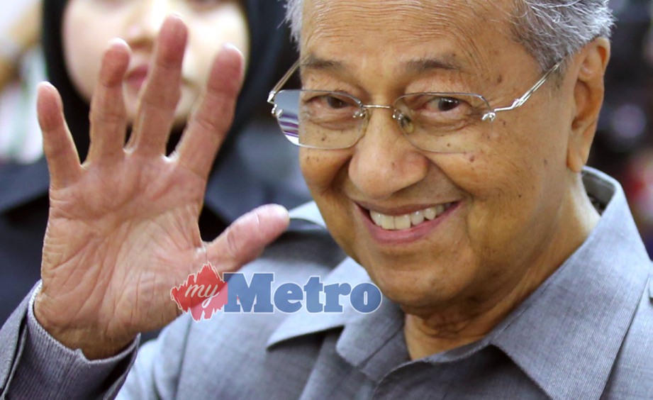 PERDANA Menteri, Tun Dr Mahathir Mohamad setuju tubuh GIACC. FOTO Mohamad Shahril Badri Saali