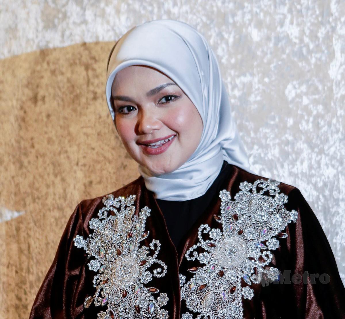 Penyanyi, Datuk Seri Siti Nurhaliza. FOTO Aizuddin Saad