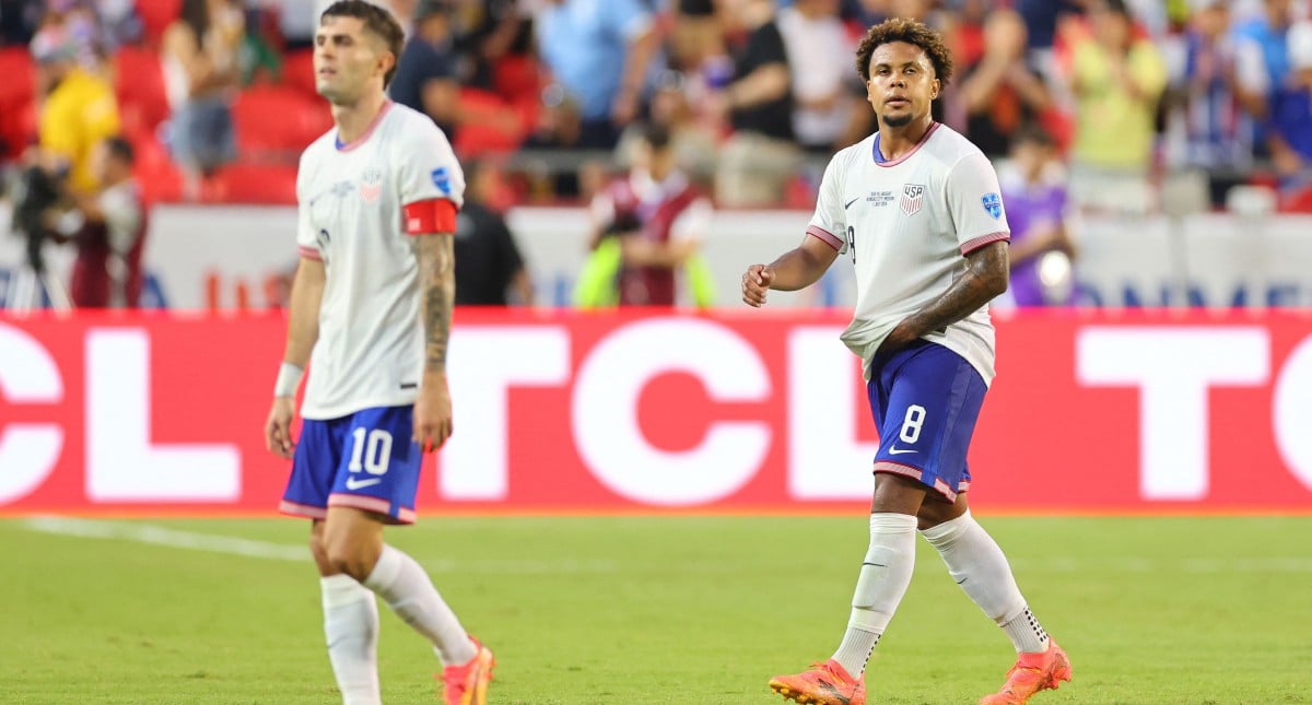 PEMAIN AS kecewa apabila tersingkir daripada Copa America. FOTO AFP 
