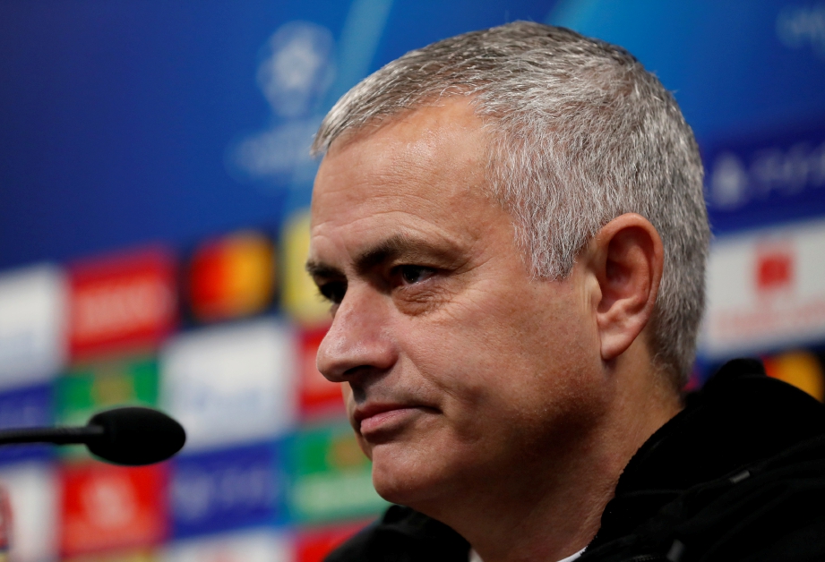 PENGURUS Manchester United, Jose Mourinho. FOTO Reuters