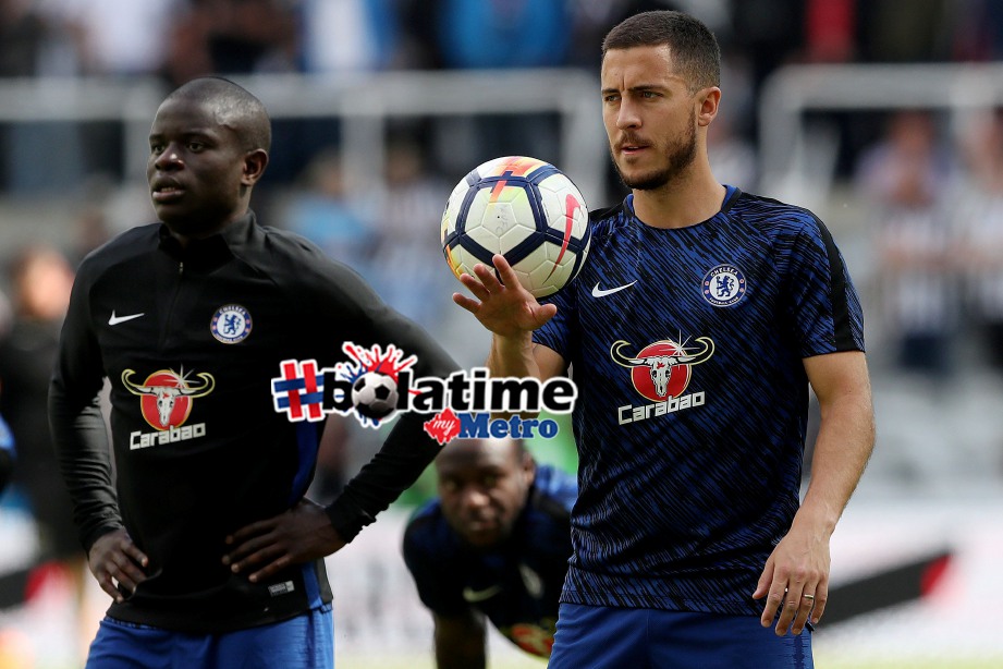 PEMAIN Chelsea, Eden Hazard harap pihak pengurusan The Blues dapat membawa masuk pemain baharu pada jendela perpindahan baharu nanti. FOTO Reuters