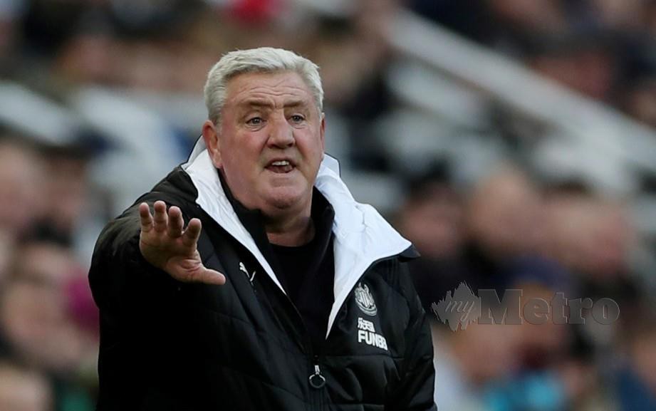 Pengurus Newcastle United, Steve Bruce. FOTO Reuters