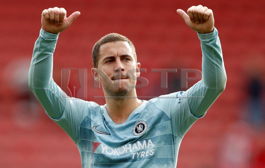 BINTANG Chelsea, Eden Hazard. FOTO Reuters