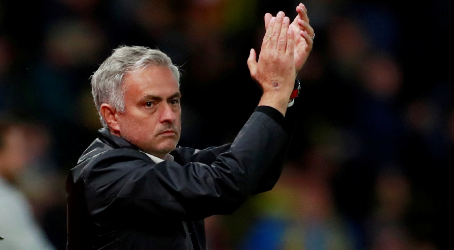 PENGURUS Manchester United, Jose Mourinho. FOTO Reuters