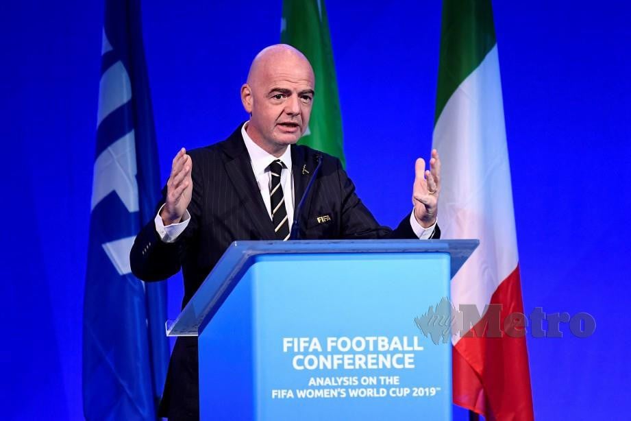 Presiden Fifa, Gianni Infantino. FOTO Agensi