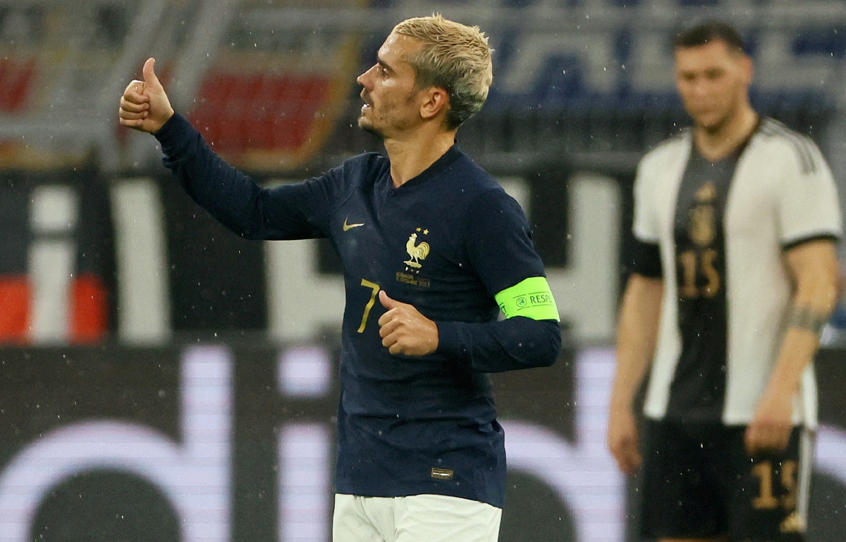 GRIEZMANN ledak 44 gol untuk Perancis.
