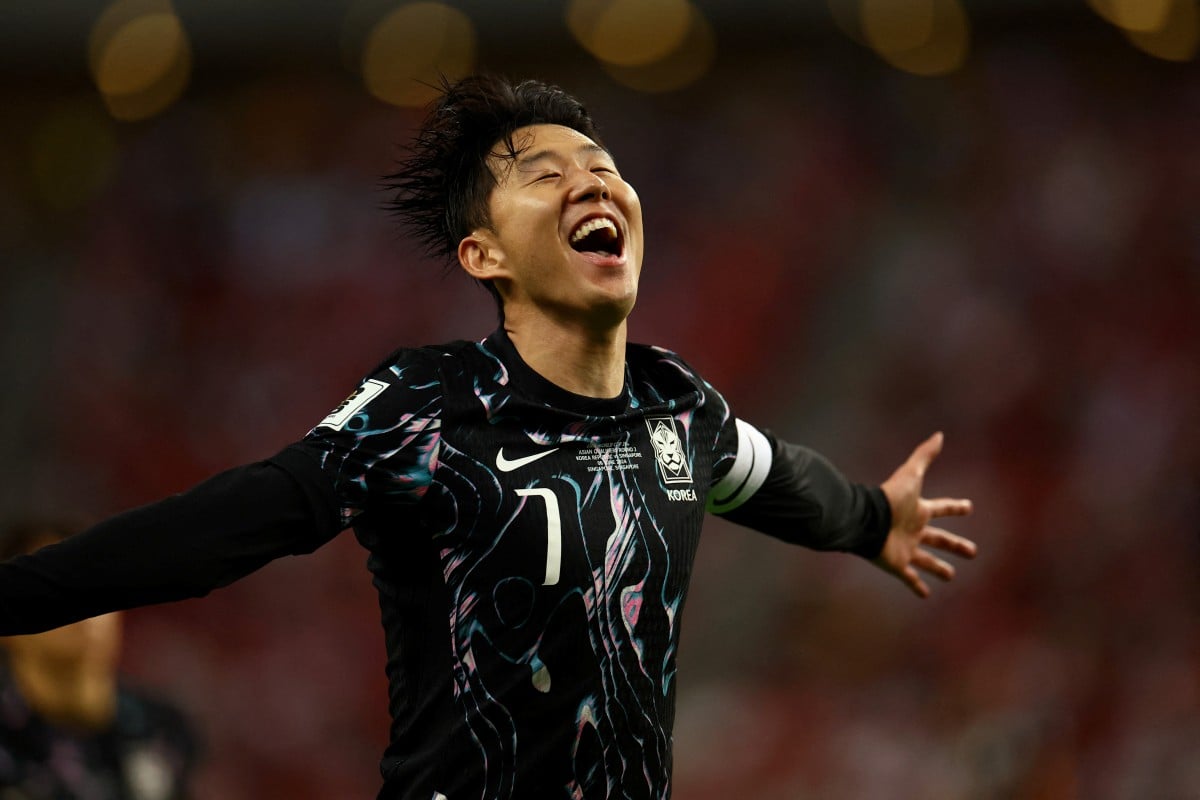 HEUNG-MIN ledak dua gol buat Korea Selatan. -FOTO Reuters